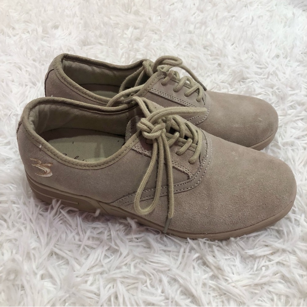 G-Defy by Gravity Defyer Comfort Fit Suede Everyday Diabetic Shoes Tan‎ 9.5